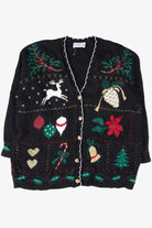 Black Ugly Christmas Cardigan 53704