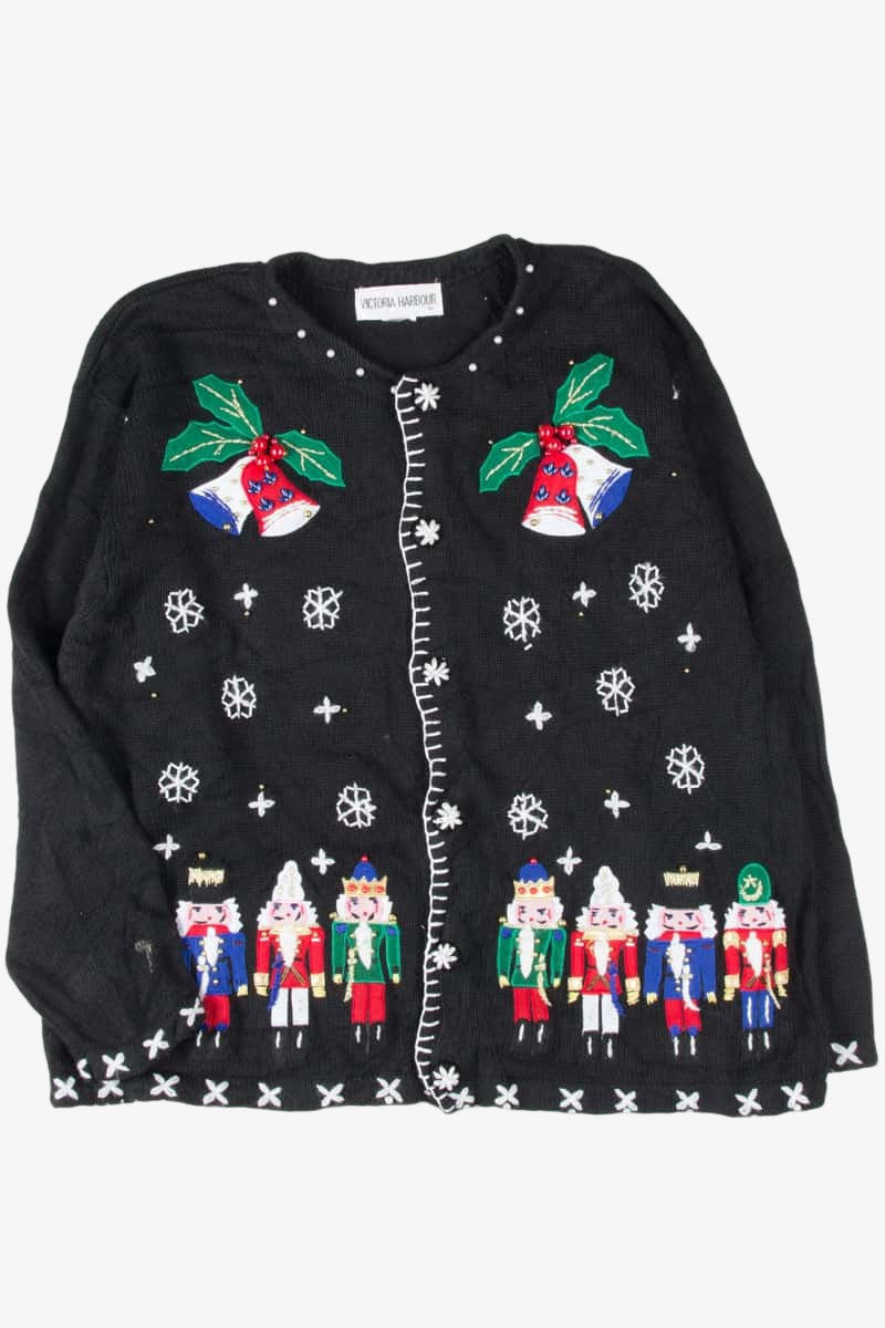 Black Ugly Christmas Cardigan 53705