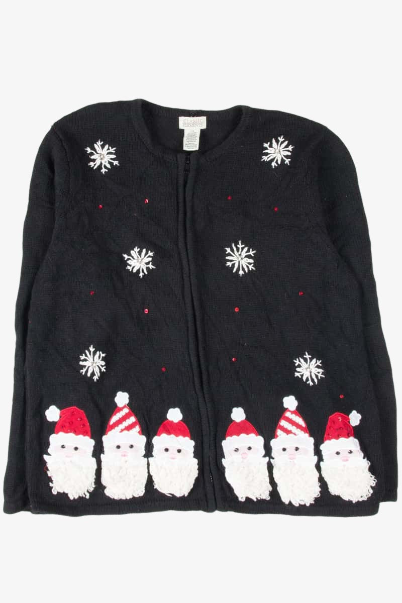 Black Ugly Christmas Cardigan 53708