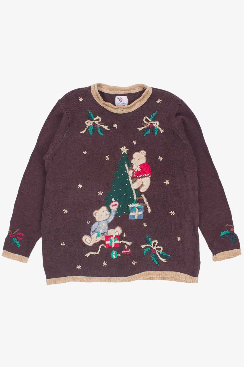Brown Ugly Christmas Pullover 53719