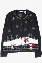 Black Ugly Christmas Cardigan 53756