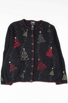 Black Ugly Christmas Cardigan 53759