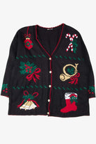 Black Ugly Christmas Cardigan 53760