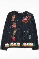 Black Ugly Christmas Cardigan 53761