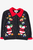 Black Ugly Christmas Cardigan 53765