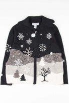 Black Ugly Christmas Cardigan 53766