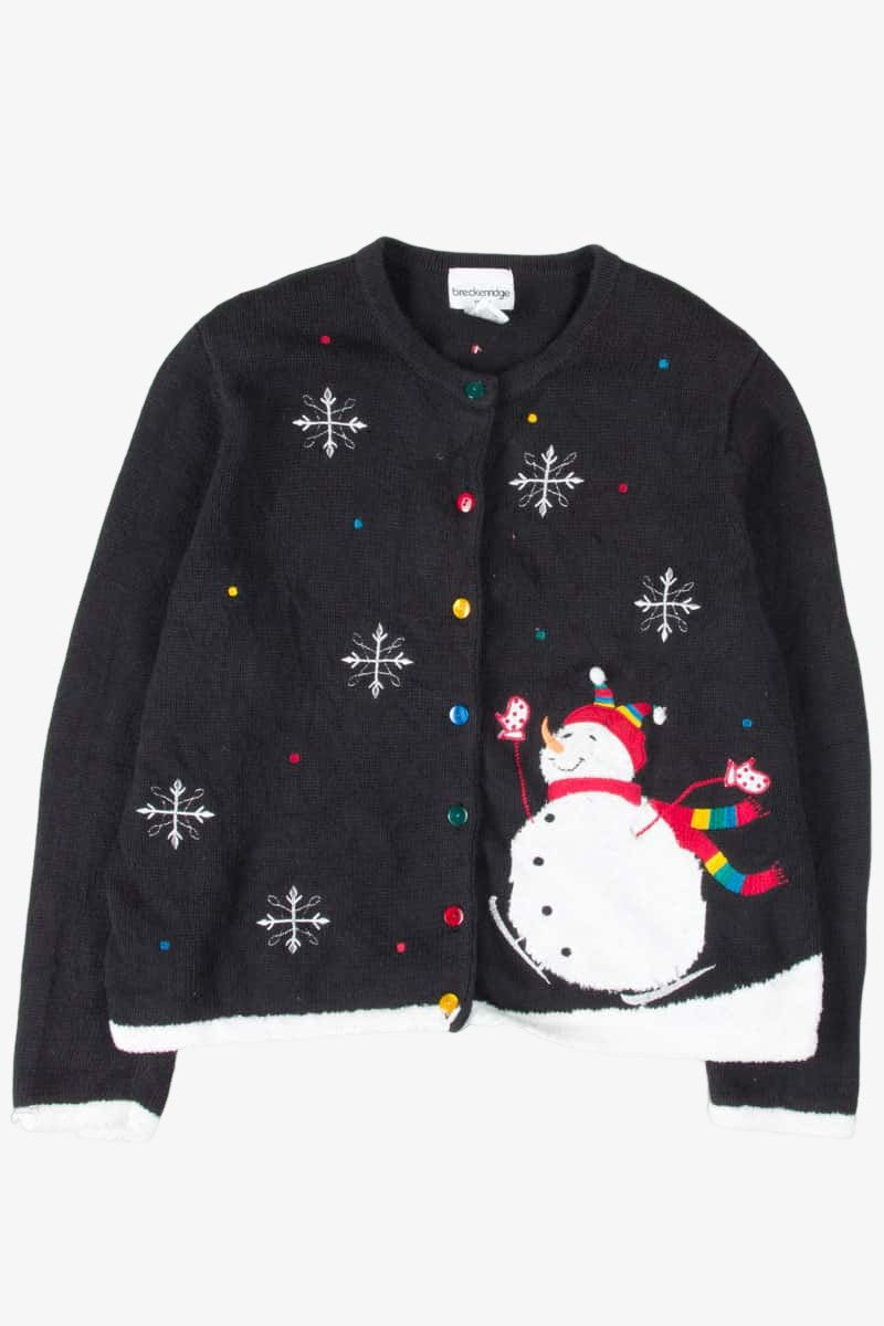 Black Ugly Christmas Cardigan 53770