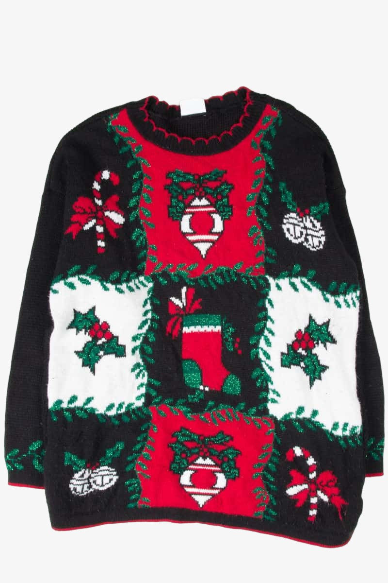 Black Ugly Christmas Pullover 53780