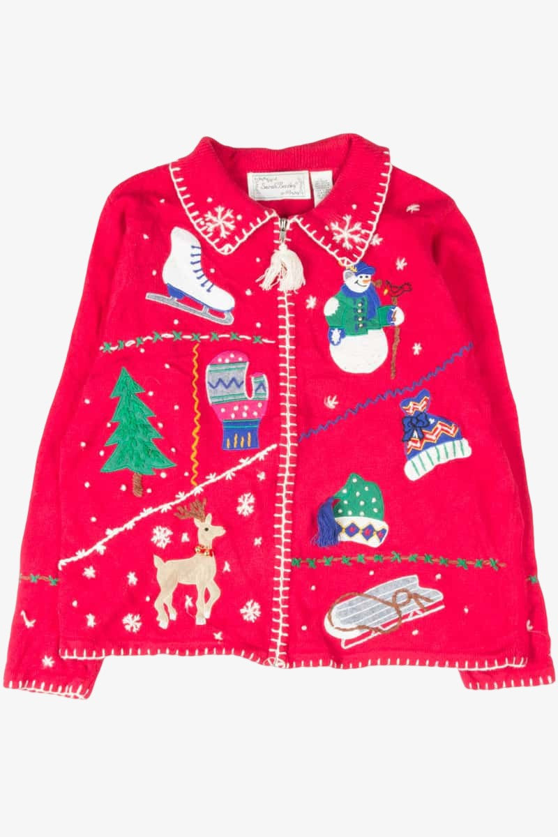 Red Ugly Christmas Cardigan 53788