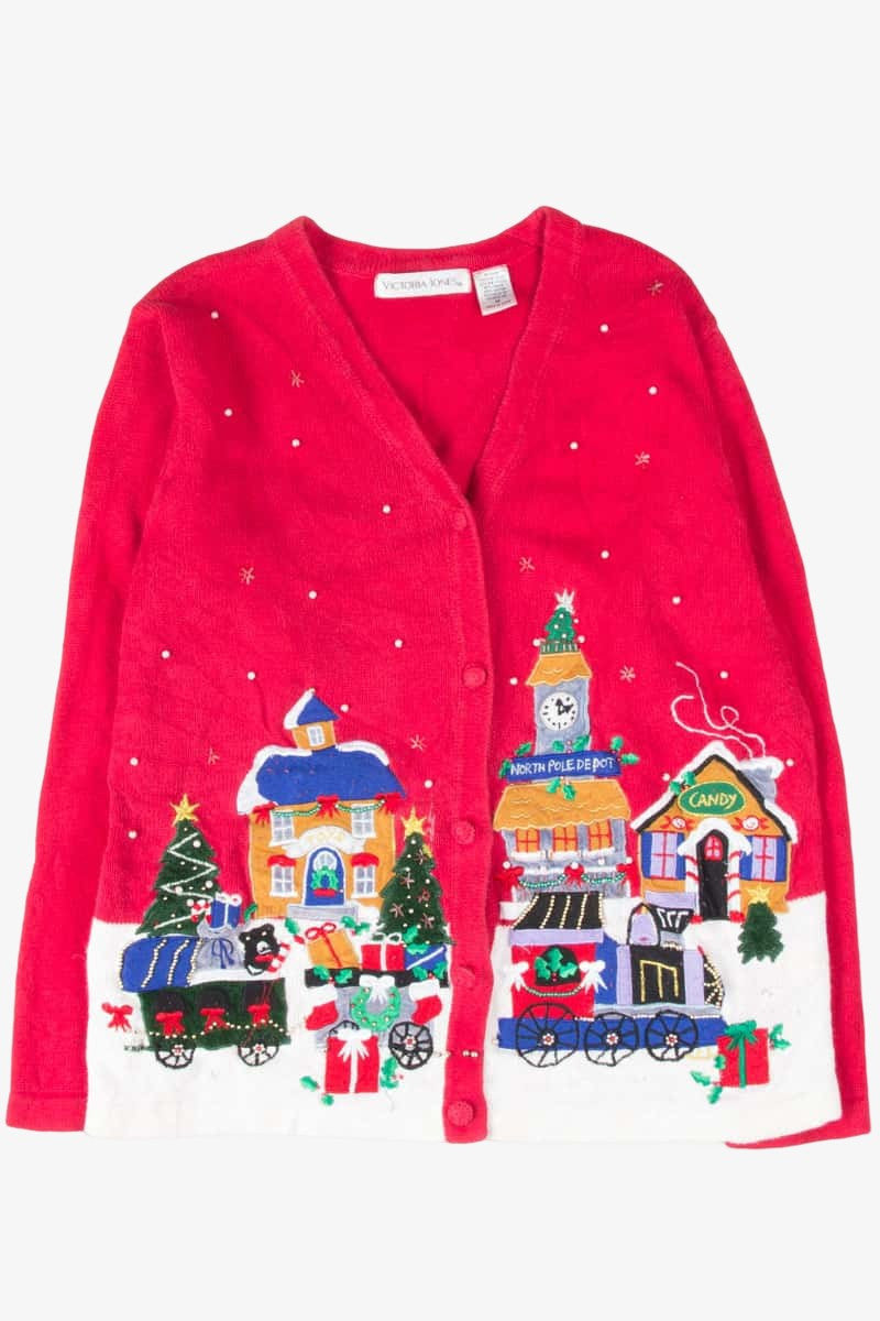 Red Ugly Christmas Cardigan 53789