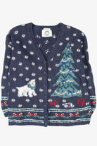Blue Ugly Christmas Cardigan 53815