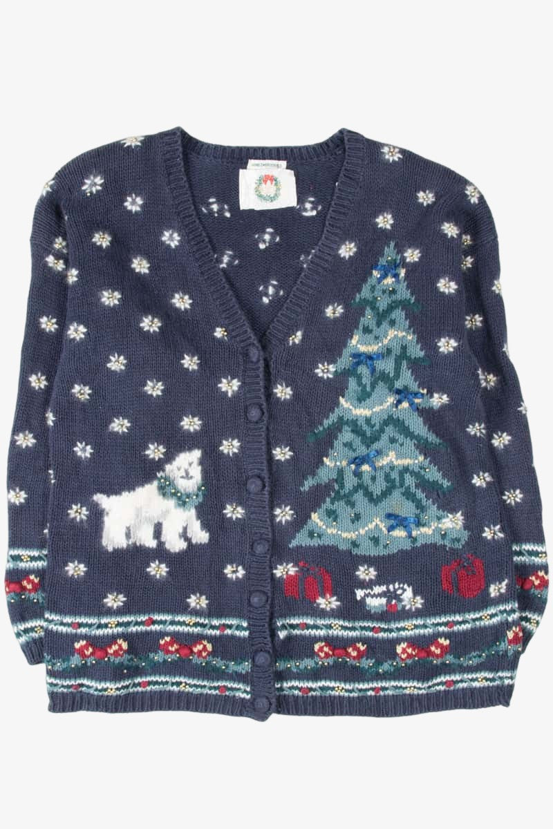 Blue Ugly Christmas Cardigan 53815