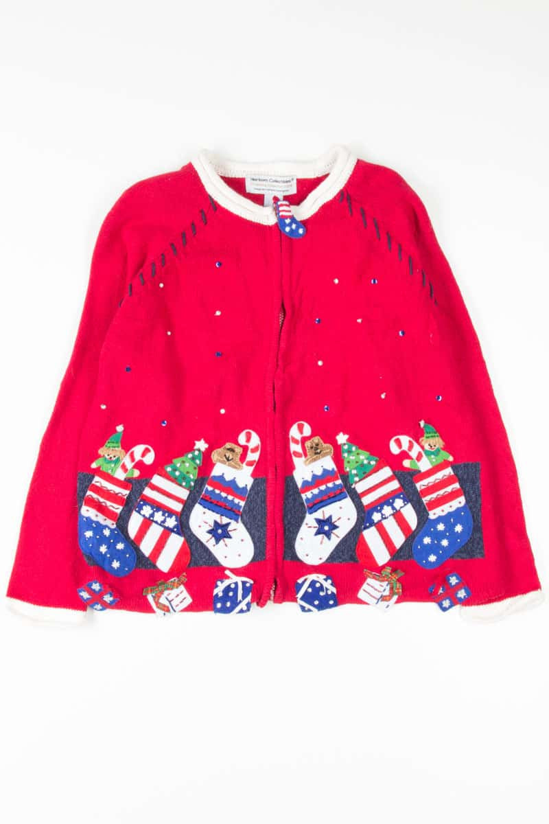 Red Ugly Christmas Cardigan 53835