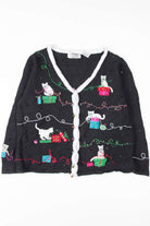 Black Ugly Christmas Cardigan 53845