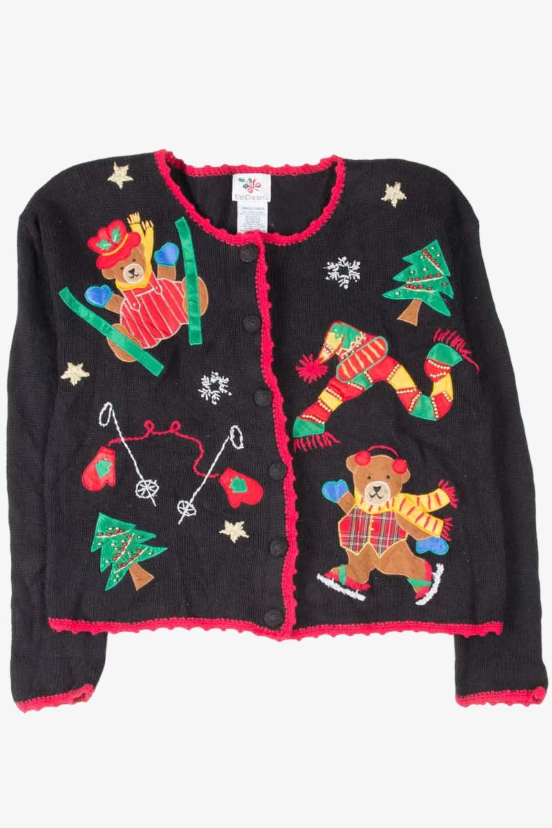 Black Ugly Christmas Cardigan 53847