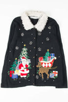 Black Ugly Christmas Cardigan 53852