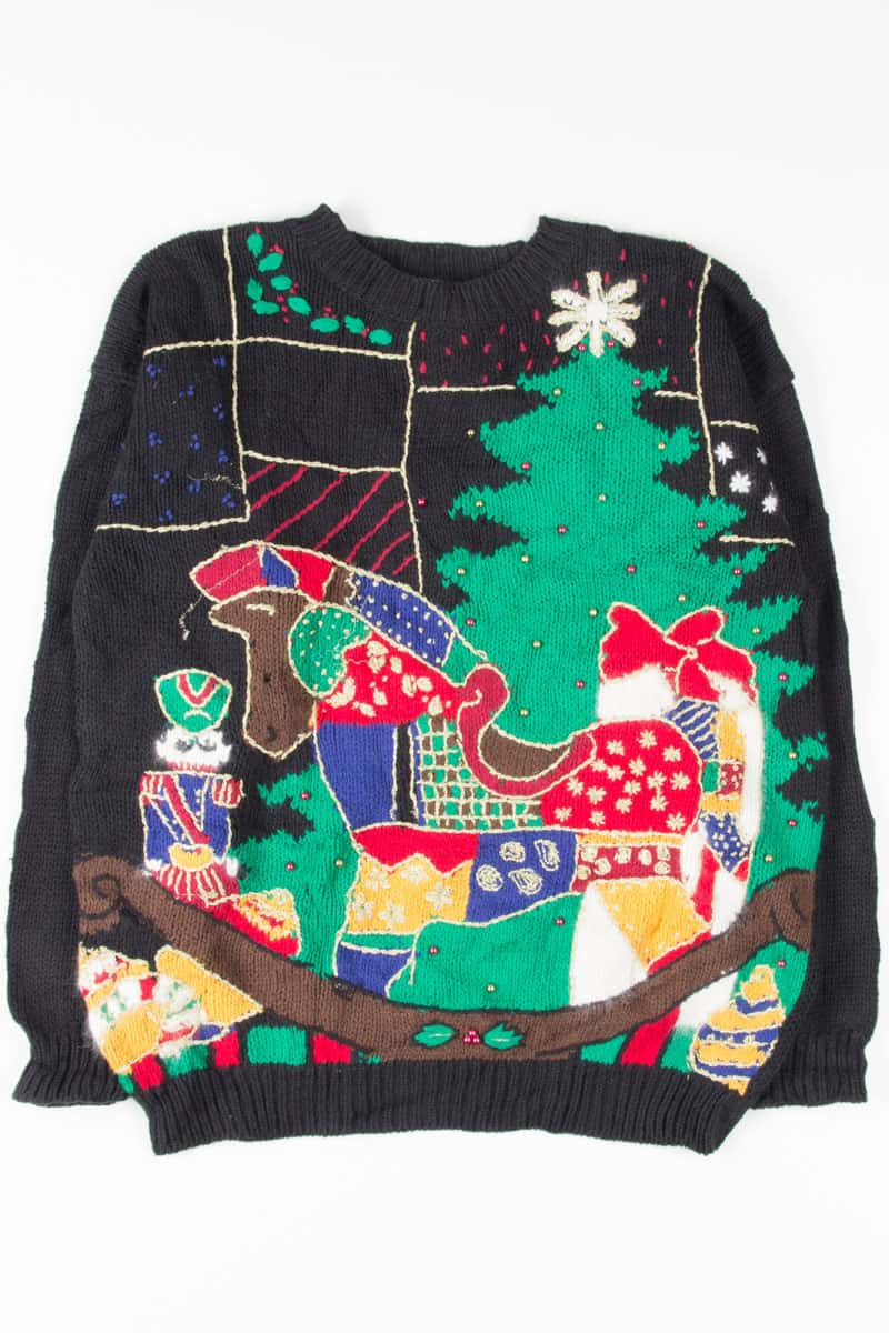 Black Ugly Christmas Pullover 53882