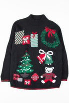 Black Ugly Christmas Turtleneck 53963