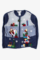 Blue Ugly Christmas Cardigan 54029