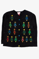 Black Ugly Christmas Cardigan 54046