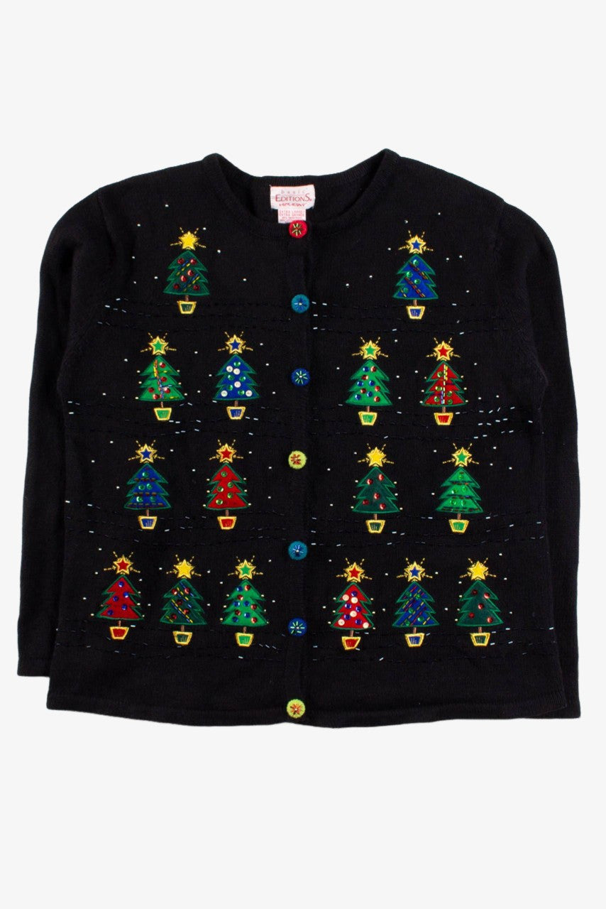 Black Ugly Christmas Cardigan 54046