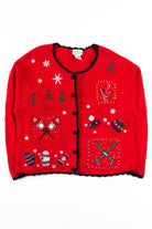Red Ugly Christmas Cardigan 54048