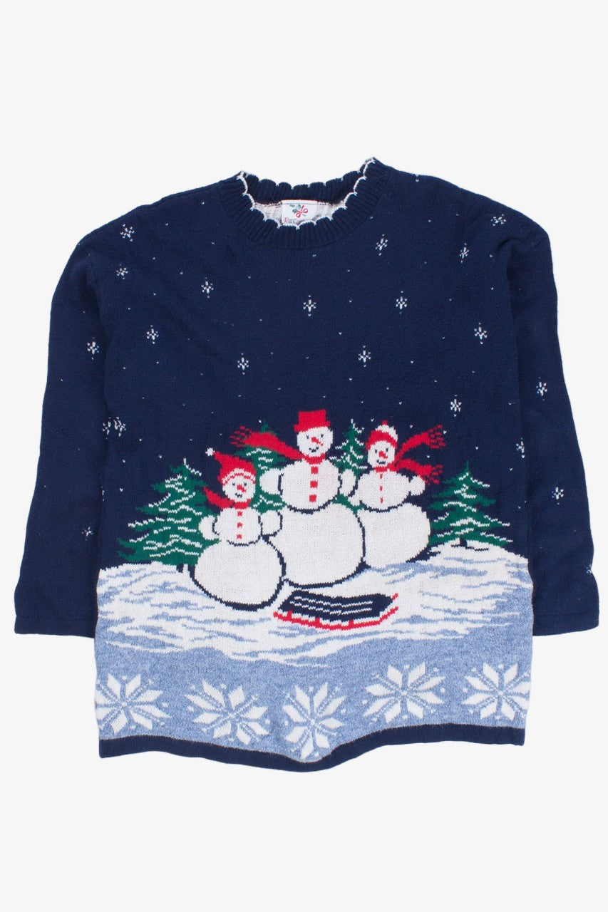Blue Ugly Christmas Pullover 54058