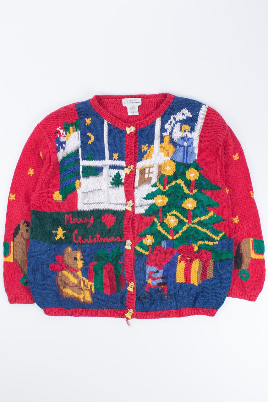 Red Ugly Christmas Cardigan 54073