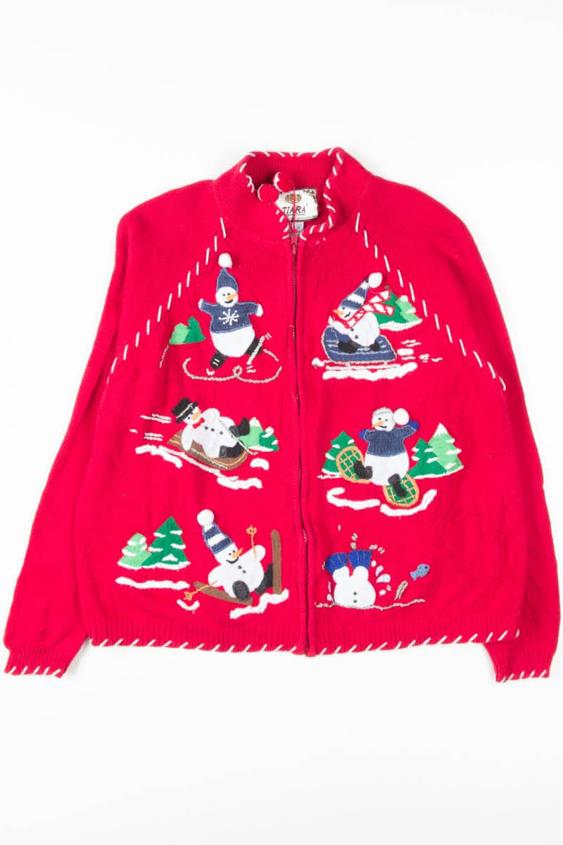 Red Ugly Christmas Cardigan 54083