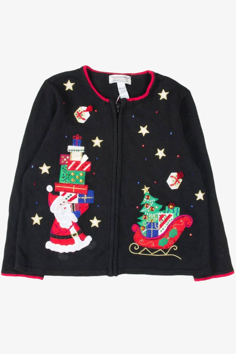 Black Ugly Christmas Cardigan 54085