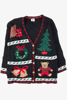 Black Ugly Christmas Cardigan 54088