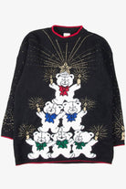 Black Ugly Christmas Pullover 54101