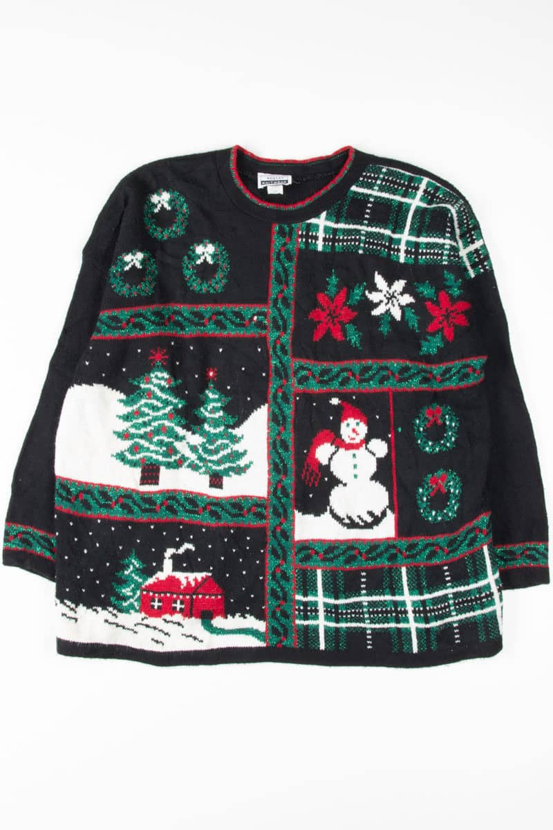 Black Ugly Christmas Pullover 54102