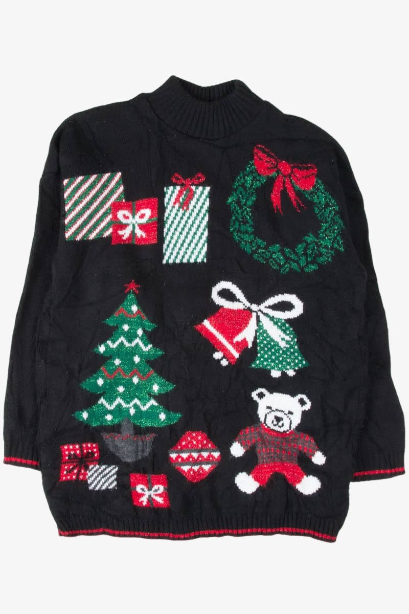 Black Ugly Christmas Pullover 54103