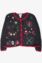 Black Ugly Christmas Cardigan 54169