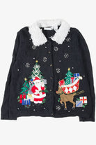 Black Ugly Christmas Cardigan 54171