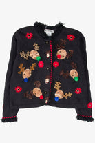 Black Ugly Christmas Cardigan 54173