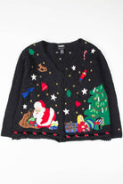 Black Ugly Christmas Cardigan 54174