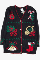 Black Ugly Christmas Cardigan 54185