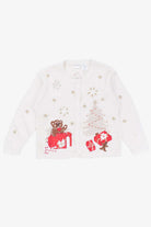 White Ugly Christmas Cardigan 54187