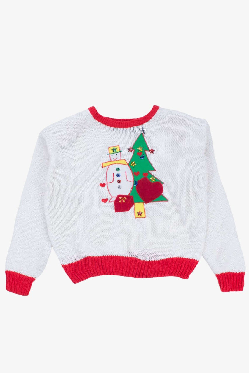 White Ugly Christmas Pullover 54190