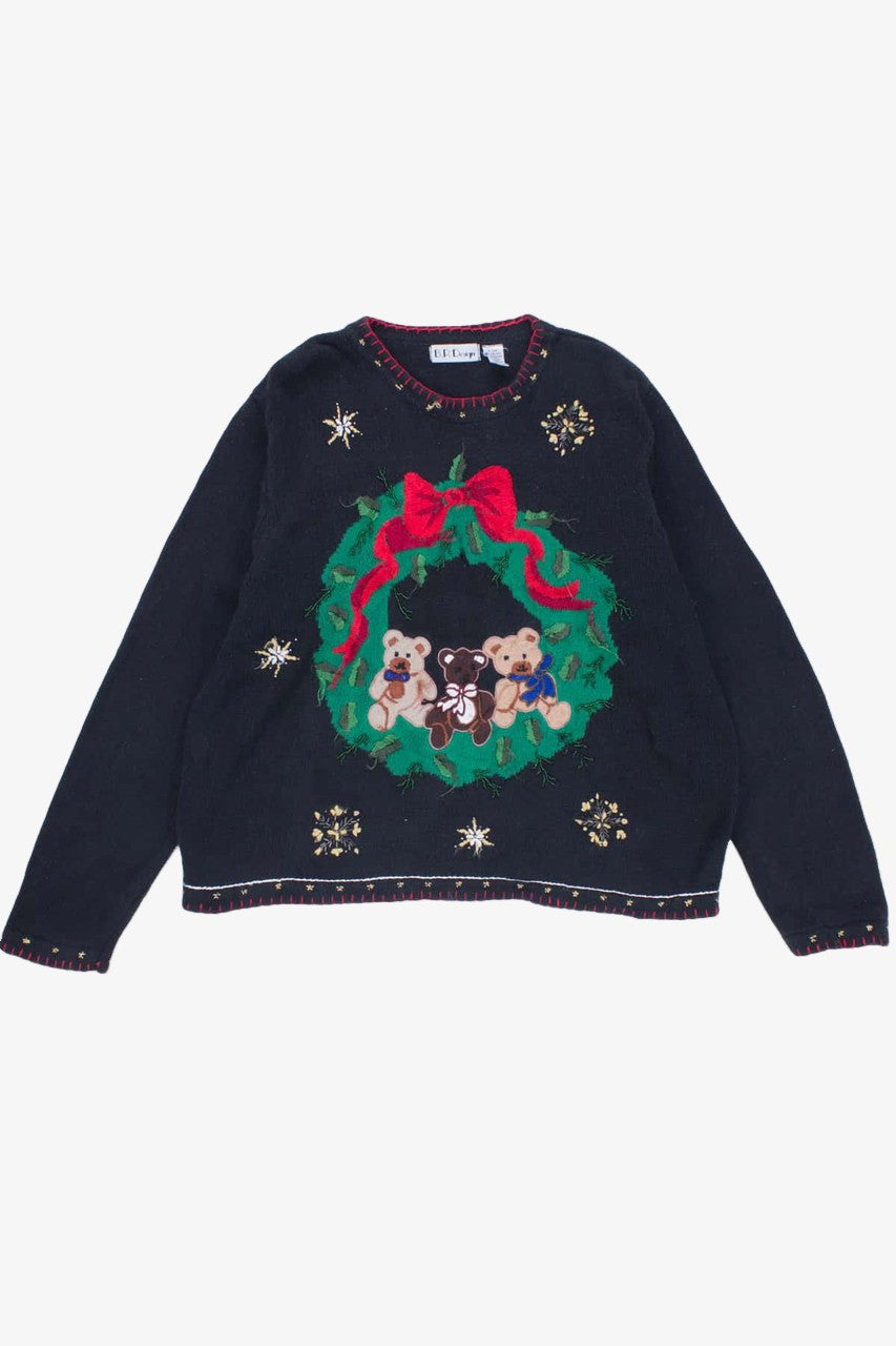 Black Ugly Christmas Pullover 54196