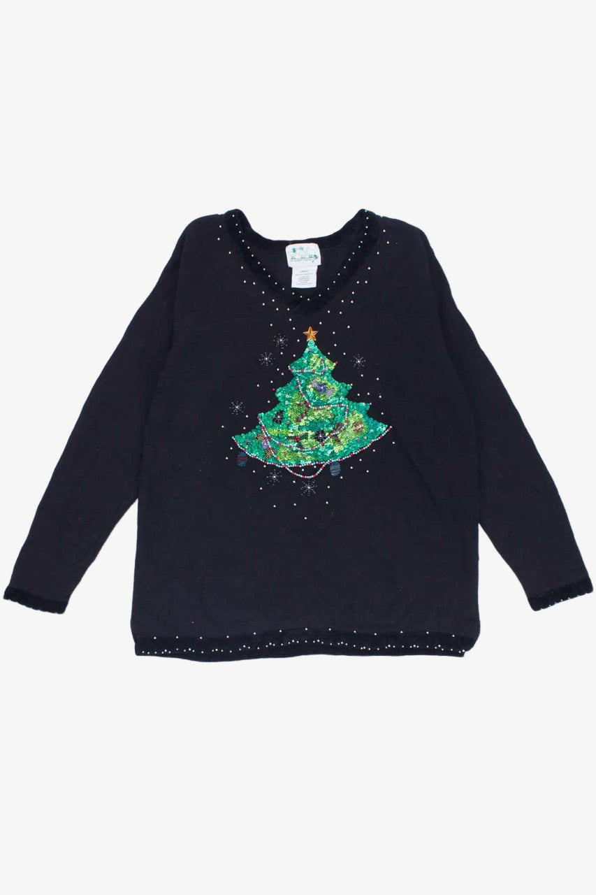 Black Ugly Christmas Pullover 54202
