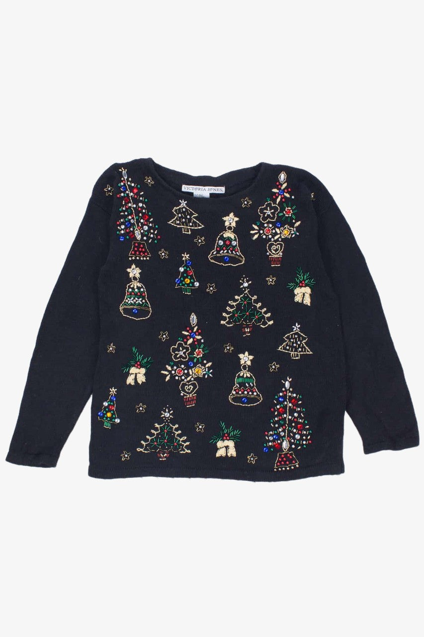 Black Ugly Christmas Pullover 54203