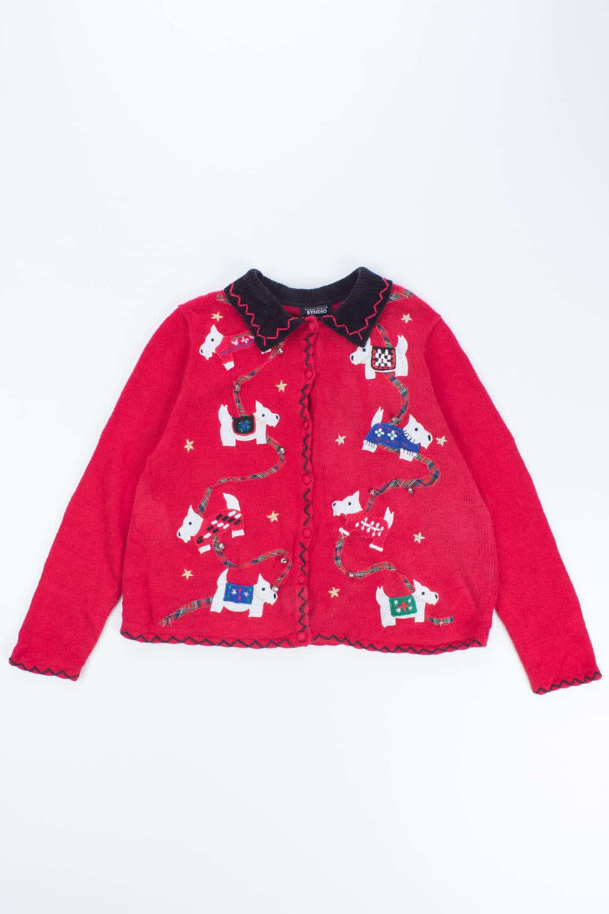 Red Ugly Christmas Cardigan 54219
