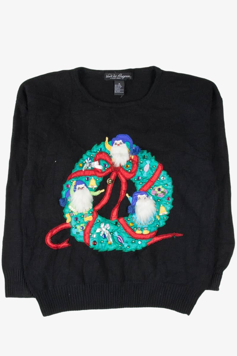 Black Ugly Christmas Pullover 54273