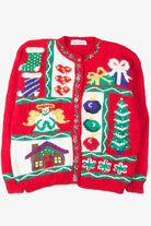 Red Ugly Christmas Cardigan 54286