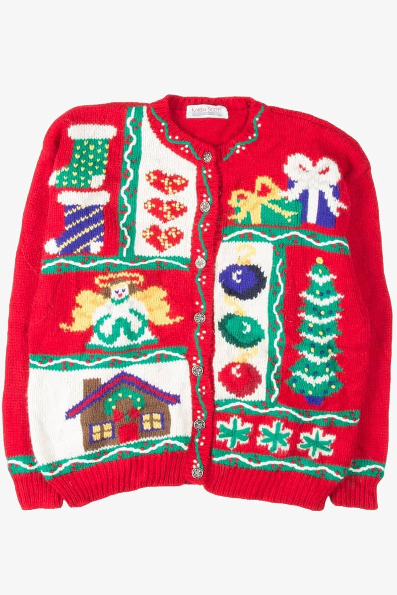 Red Ugly Christmas Cardigan 54286