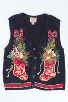 Black Ugly Christmas Vest 54306