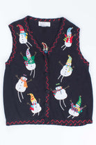 Black Ugly Christmas Vest 54307